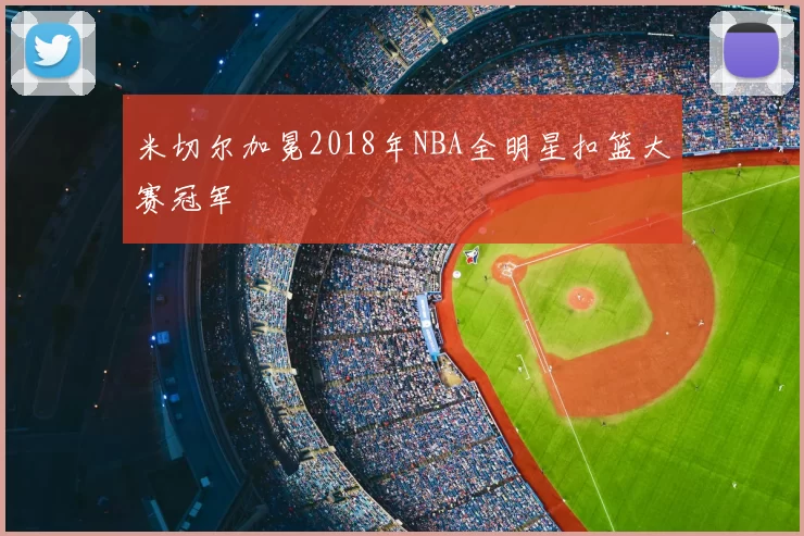 米切尔加冕2018年NBA全明星扣篮大赛冠军