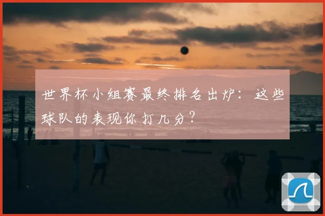 世界杯小组赛最终排名出炉：这些球队的表现你打几分？
