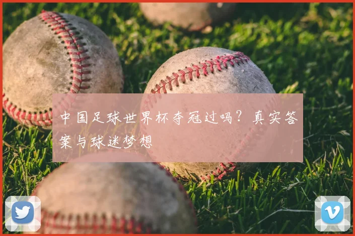 中国足球世界杯夺冠过吗？真实答案与球迷梦想